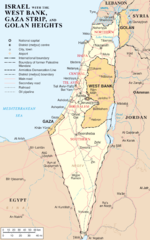 map of Israel (click for larger)