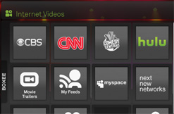 Boxee interface